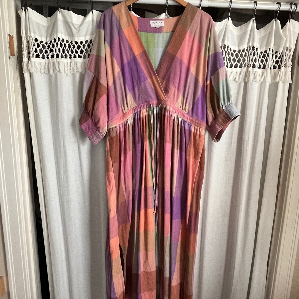 Rujuta Sheth malibu dress in merida chex xl/xxl